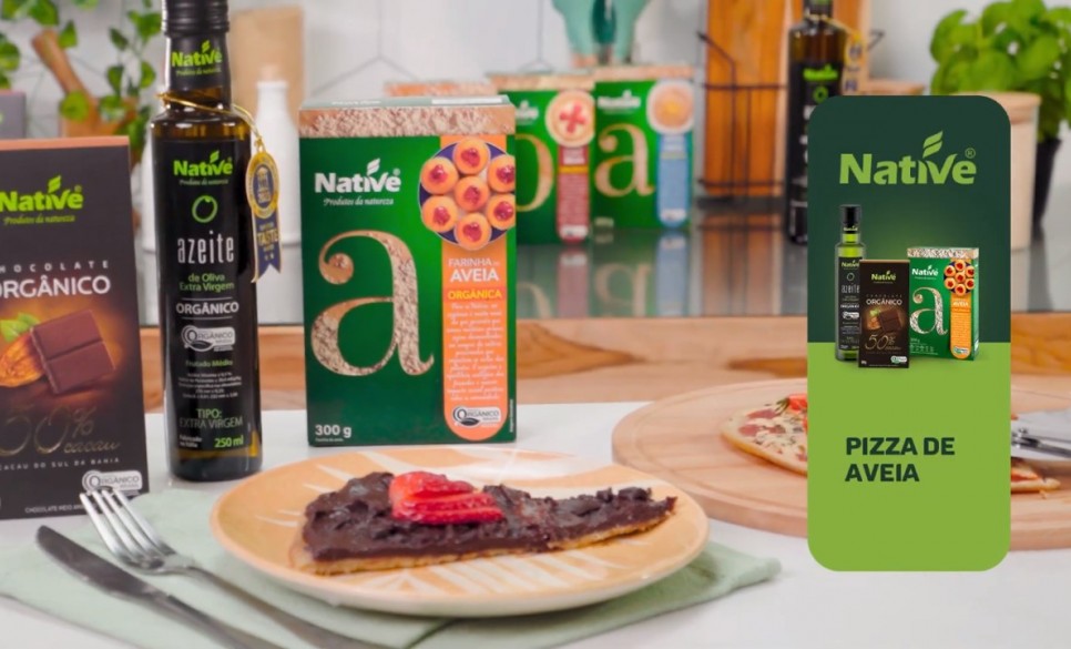 Receita de Pizza de Aveia