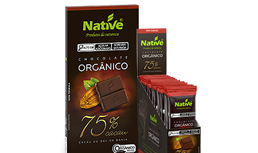 Chocolate Orgânico Native 75% Cacau
