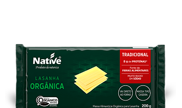 Massa para Lasanha Orgânica Native